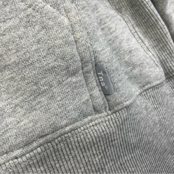 TNA Womens Hooded Drawstring Sweater Gray. Size 1. - Picture 7 of 7